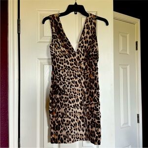 Cheetah Print mini dress w/ tag Size: S